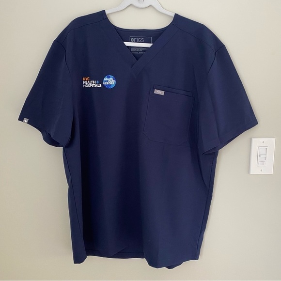 NWT FIGS Leon  Two Pocket Scrub Top XXL / 2XL - Picture 3 of 15